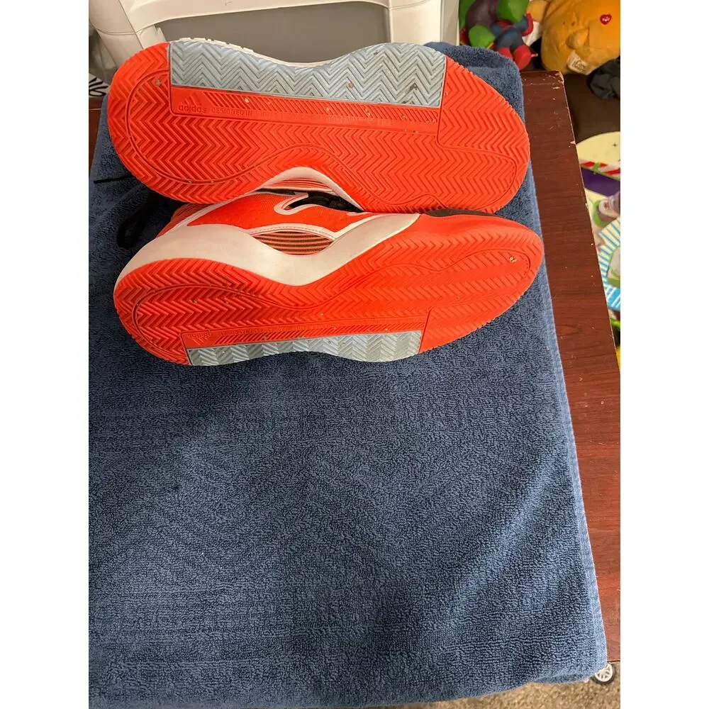 Adidas Shoes Men's Size 10 Pro Vision Basketball Sneaker Orange Black‎
